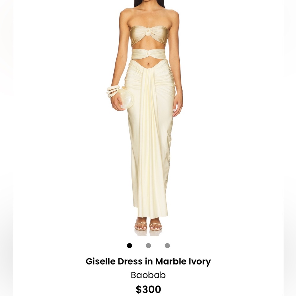 Baobab Marble Ivory Dress